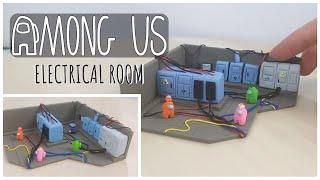 Making AMONG US Diorama | Electrical Room | Polymer Clay Tutorial