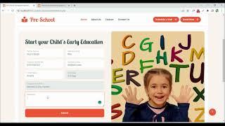 Pre-School Enrollment System using PHP and MySQL | PHPGurukul