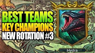 TACKLE THE NEW HYDRA ROTATION!! TIPS & CHAMPIONS TO USE | HYDRA CLAN BOSS GUIDE RAID SHADOW LEGENDS