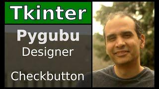 Tkinter - Pygubu Designer - Checkbutton