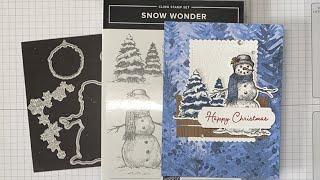 Stampin’ Up! Snow Wonder Christmas Card Tutorial