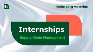 My Internship at Heidelberg Materials: Supply Chain Management