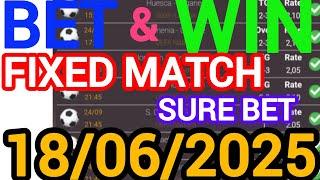 TODAY CORRECT SCORE PREDICTIONS 18/06/2025/FOOTBALL PREDICTIONS TODAY/SOCCER BETTING TIPS/SURE TIPS.