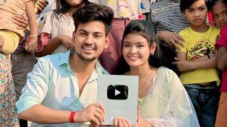 Best Celebration Ever|Baccho Ke Sath Kia Silver Play Button Unbox| Shabnam Layek | Prashant Rajput