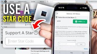 How To Use Star Code In Roblox Mobile - Full Guide