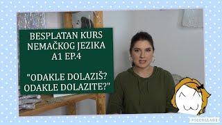 BESPLATAN KURS NEMACKOG JEZIKA A1 EP.4 "ODAKLE SI/STE?"