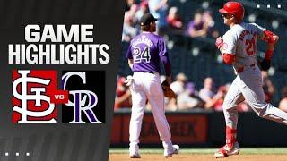 Cardinals vs. Rockies Game Highlights (9/26/24) | MLB Highlights