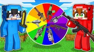 Sobrevive a La Ruleta de Armas en Minecraft!