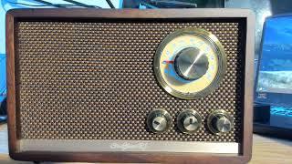 Vintage Retro Radio Moscow World Service recording from 1985 on Choyong R1 Bluetooth