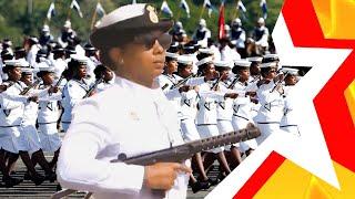 ЖЕНСКИЕ ВОЙСКА ТРИНИДАД И ТОБАГО  WOMEN'S TROOPS OF TRINIDAD AND TOBAGO  #militaryparade #army