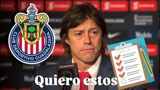 OFICIAL: LA LISTA DE REFUERZOS QUE PIDE ALMEYDA PARA VOLVER A CHIVAS