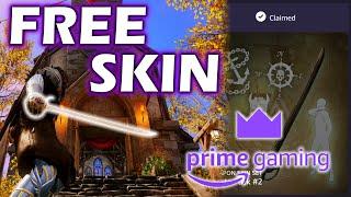 New World - FREE Pirate Sword Skin Gravestakes - How To Claim Prime Gaming Loot Drops Twitch