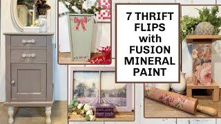 FUSION MINERAL PAINT FLIPS USING 7 NEW COLORS!