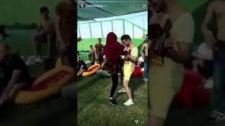 twerk yapan türbanlı kız