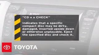 2007 - 2009 Tundra How-To: Error Messages (Navigation System) | Toyota