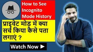 Search History of Incognito Mode in Browser