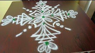 5to1 Dot's Rangoli Design's || Beautiful Traditional Muggulu ||