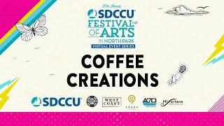 SDCCU Festival of Arts in North Park - Coffee Creations with Holsem Coffee