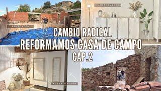  REFORMAMOS CASA DE CAMPO Cap.2  CAMBIO de PLANES + AVANCES 🪚 Transformación RADICAL de MUEBLE TV