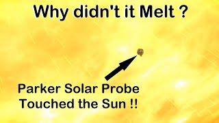 Parker Solar Probe touches the Sun for the First time | Why didn't it melt ? | #science #shorts |