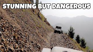 WE ALMOST LOST A JEEP OFF THE EDGE! Exploring Old Trails & Mines | Jeep Ecodiesel JL & Gladiator