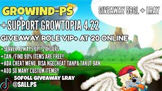 BISA PAKE CHEAT MENU + FIND GRATIS!! | BEST NEW GTPS 2023 | GrowIND-PS