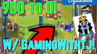 GamingWithTj VS GizmoShock! More Challenges! Clash Royale Ep. 6!