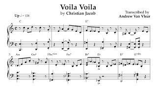 Voila Voila - Christian Jacob (piano transcription)