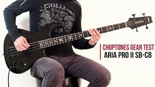 Aria SB-CB Bass (Cliff Burton) - Metallica Medley & Playthrough