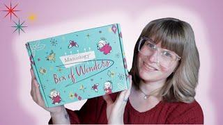 Box of WONDERS Unboxing ️ | Holiday Countdown Nail Art Box by Maniology | 2024