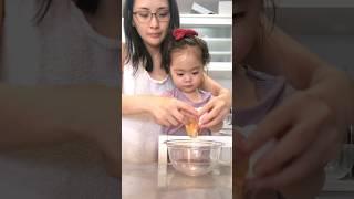 Cooking together is teaching your child how to live independently.