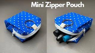 ️ How to sew a cute Zipper Pouch / Mini Zipper Pouch Bag - Great Tips and Tricks