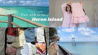 Pack with us for heron island