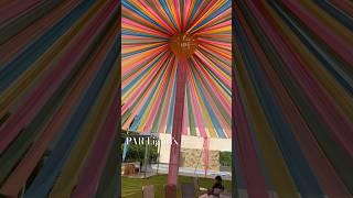 Mehndi Decoration Short | Colourful Dripping | #parlightfx #decor #viral #ytshorts #wedding #youtube