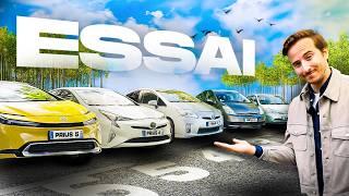 J'ai essayé TOUTES les Toyota Prius ( personne le demandait )