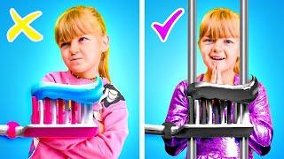 Unbelievable! MY BABYSITTER IS FROM JAIL! Crazy Parenting Tips & Hacks by ArtTool!