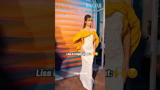 Lisa Slays in Style, A Dazzling Presence at the Bvlgari Event. #blackpink #lisa