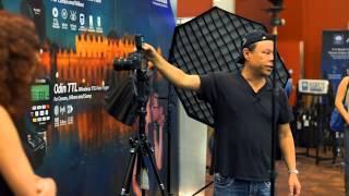 LIVE SHOOT With Model - Gary Fong Demonstrates Phottix Odin Off-Camera Flash Sync