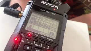 Zoom H4n pro - acoustic guitar, voice and drums - multitrack test.