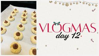 Making Holiday Sugar Cookies w/Almond Hershey’s Kisses!  — Vlogmas 2024 (Day #12) | Shenita Moore