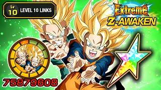 100% EZA PHY SSJ TRUNKS & GOTEN LEVEL 10 LINKS SHOWCASE!!!!! Dragon Ball Z Dokkan Battle