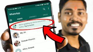 WhatsApp New Privacy Policy Update 2021 - Ye Video Bilkul Miss Mat Karna