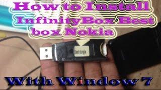 How to setup and Install Infinity Best  Dongle With Win 7 , Write Flah Nokia Rm 1134