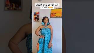 One dress, Different Styles! #aprilwithyoutubeshorts #sewingtutorial #sewwithmediva