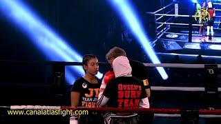 K1 Fight  Girl Sarah Verhoeven vs Firdaous Belmamoun - Gala PSM Fight Night - Bruxelles