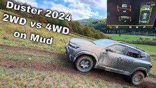 Dacia Duster 2024 2WD vs 4WD In Mud