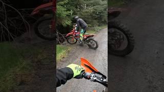 When you follow a professional enduro rider 