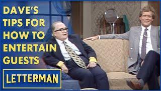 Dave's Tips For How To Entertain House Guests | Letterman