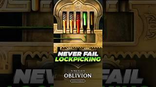 Oblivion Remastered: Lockpicking SECRET Tip  Never Fail Again!