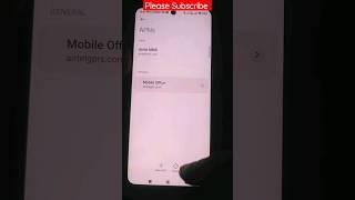 how to reset APN (access point name) of your service provider #youtubeshorts #apn